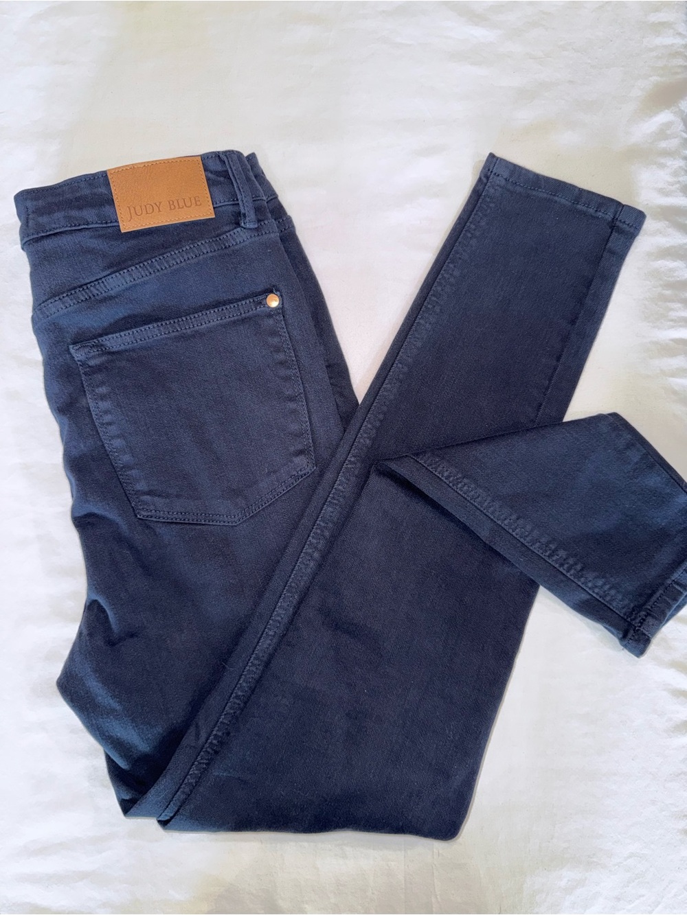 Judy Blue High-Rise Dark Indigo Skinny Jeans 11/30